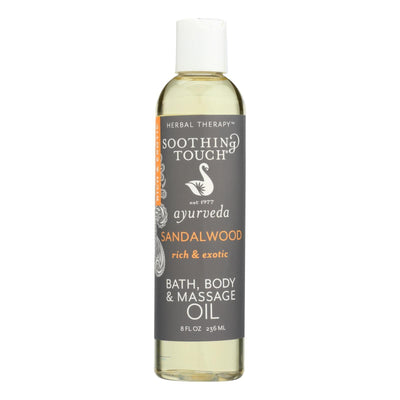 Soothing Touch Bath And Body Oil - Sandalwood - 8 Oz - Orca Market