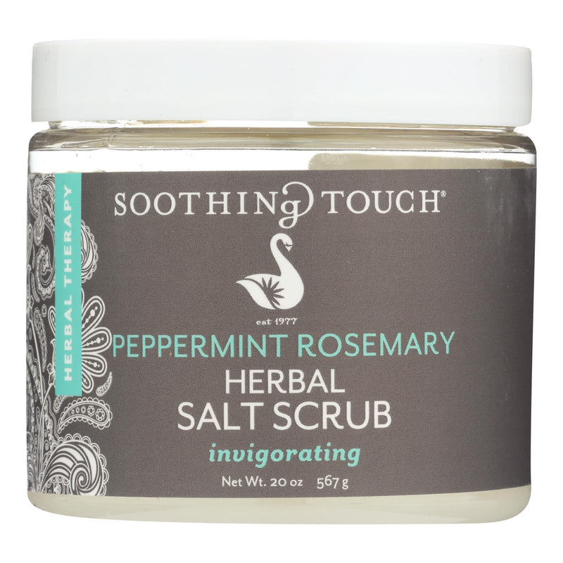 Soothing Touch Salt Scrub - Peppermint/rosemary - 20 Oz - Orca Market