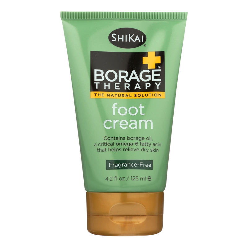 Shikai Borage Therapy Foot Cream Unscented - 4.2 Fl Oz - Orca Market