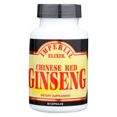 Imperial Elixir Chinese Red Ginseng - 500 Mg - 50 Capsules - Orca Market