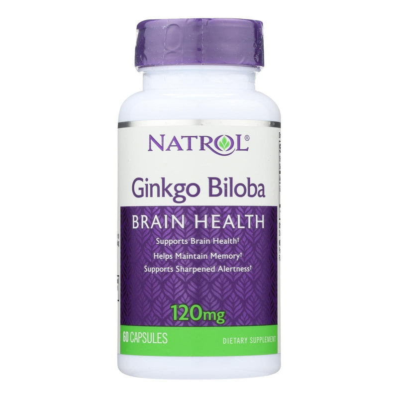 Natrol Ginkgo Biloba - 120 Mg - 60 Capsules - Orca Market