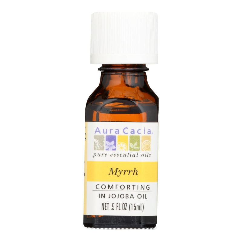 Aura Cacia - Myrrh In Jojoba Oil - 0.5 Fl Oz - Orca Market