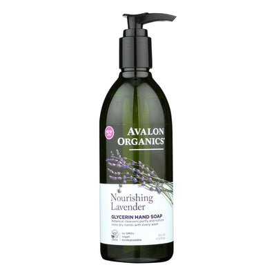 Avalon Organics Glycerin Liquid Hand Soap Lavender - 12 Fl Oz - Orca Market