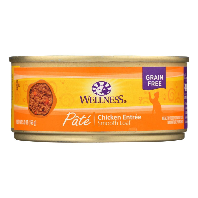 Wellness Pet Products Cat Food - Chicken Recipe - Case Of 24 - 5.5 Oz. - Orca Market