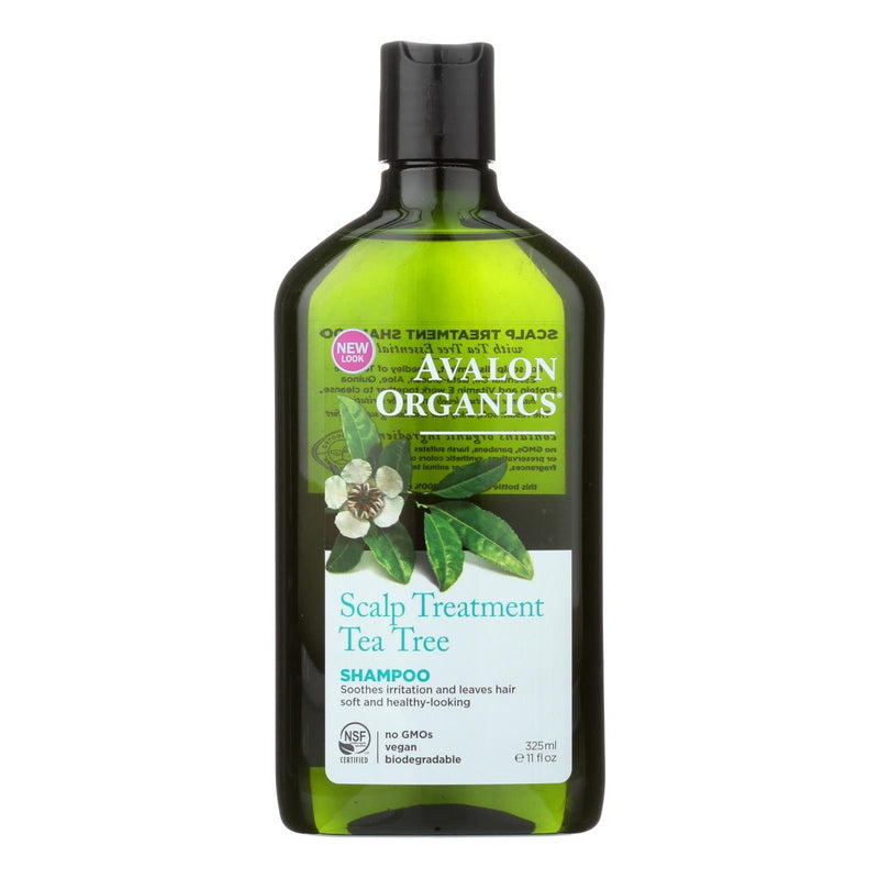 Avalon Organics Scalp Treatment Tea Tree Shampoo - 11 Fl Oz - Orca Market