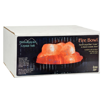 Himalayan Salt Fire Bowl With Stones - 1 Ct - Orca Market