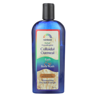 Rainbow Research Colloidal Oatmeal Bath And Body Wash - Fragrance Free - 12 Oz - Orca Market