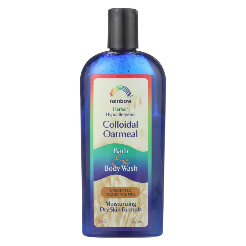 Rainbow Research Colloidal Oatmeal Bath And Body Wash - Fragrance Free - 12 Oz - Orca Market