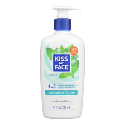 Kiss My Face Moisture Shave Cool Mint - 11 Fl Oz - Orca Market