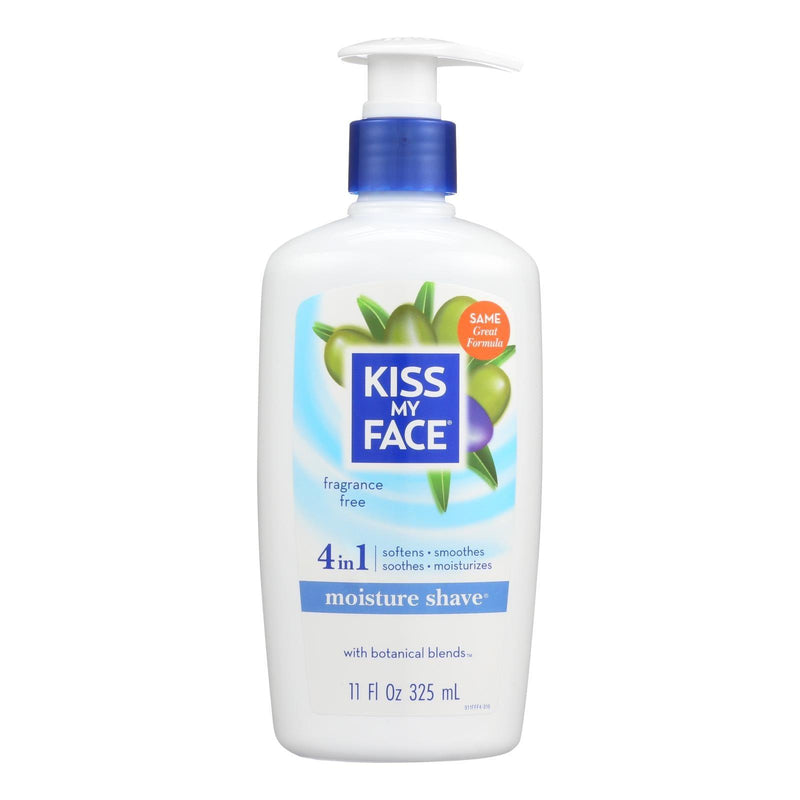 Kiss My Face Moisture Shave Fragrance Free - 11 Fl Oz - Orca Market