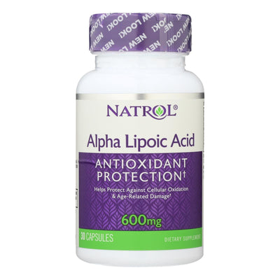 Natrol Alpha Lipoic Acid - 600 Mg - 30 Capsules - Orca Market