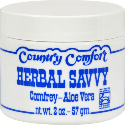 Country Comfort Herbal Savvy Comfrey Aloe Vera - 2 Oz - Orca Market