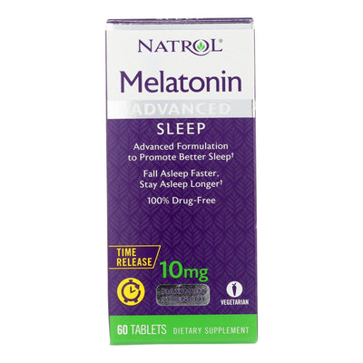 Natrol Advanced Sleep Melatonin - 10 Mg - 60 Tablets - Orca Market