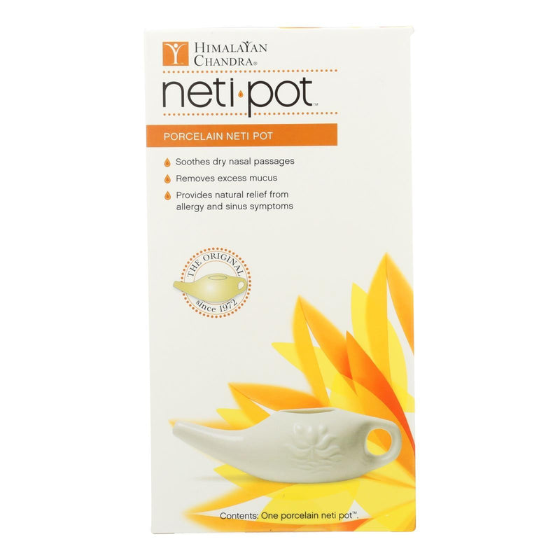 Himalayan Institute Neti Wash Ceramic Neti Pot - 1 Pot - Orca Market