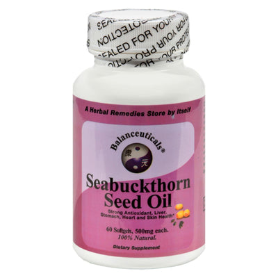 Balanceuticals Seabuckthorn Seed Oil - 500 Mg - 60 Softgels - Orca Market