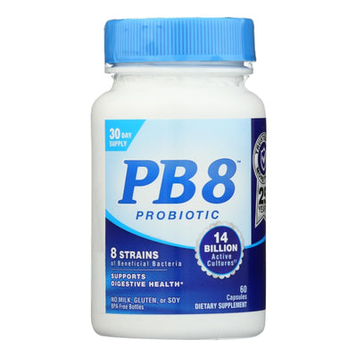 Nutrition Now Pb 8 Pro-biotic Acidophilus For Life - 60 Capsules - Orca Market