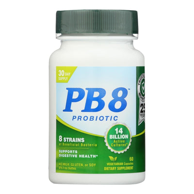 Nutrition Now Pb 8 Pro-biotic Acidophilus For Life - 500 Mg - 60 Vegetarian Capsules - Orca Market