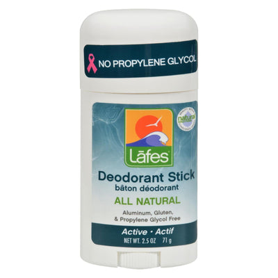 Lafe's Natural And Organic Deodorant Stick With Organic Hemp Oil - 2.5 Oz - Orca Market