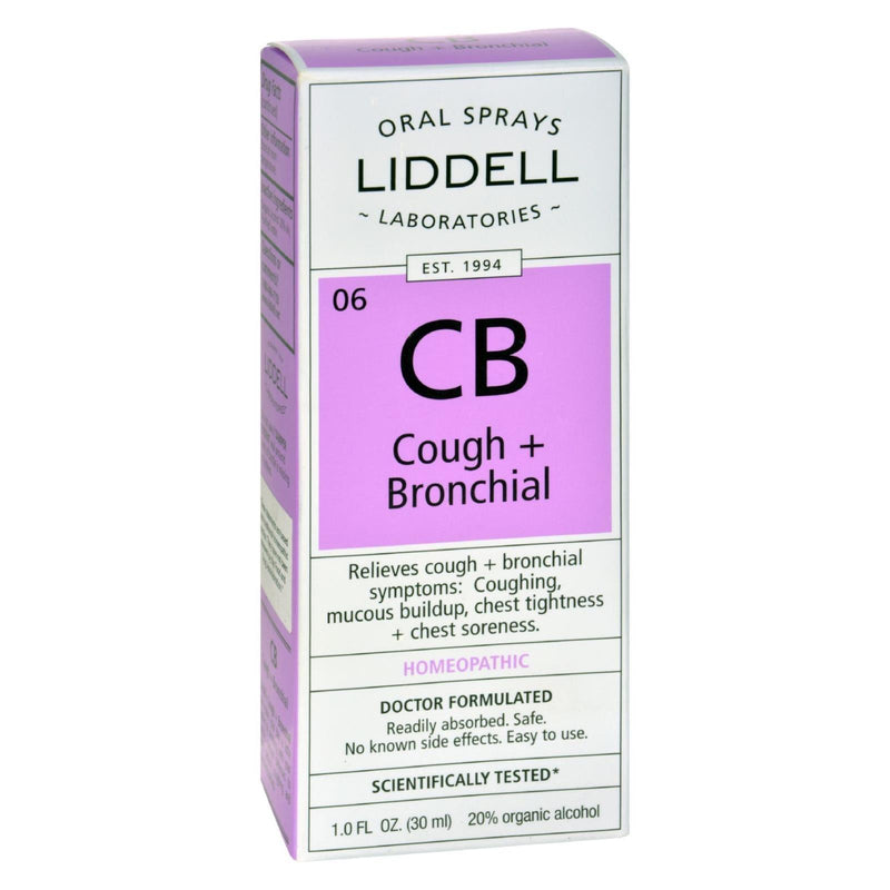 Liddell Homeopathic Cough And Bronchial Spray - 1 Fl Oz - Orca Market