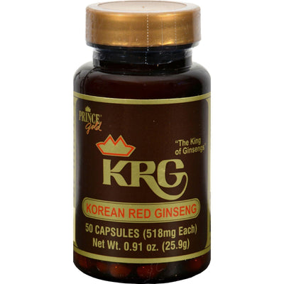 Prince Of Peace Korean Red Ginseng - 50 Capsules - Orca Market