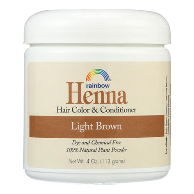 Rainbow Research Henna Hair Color And Conditioner Persian Light Brown - 4 Oz - Orca Market