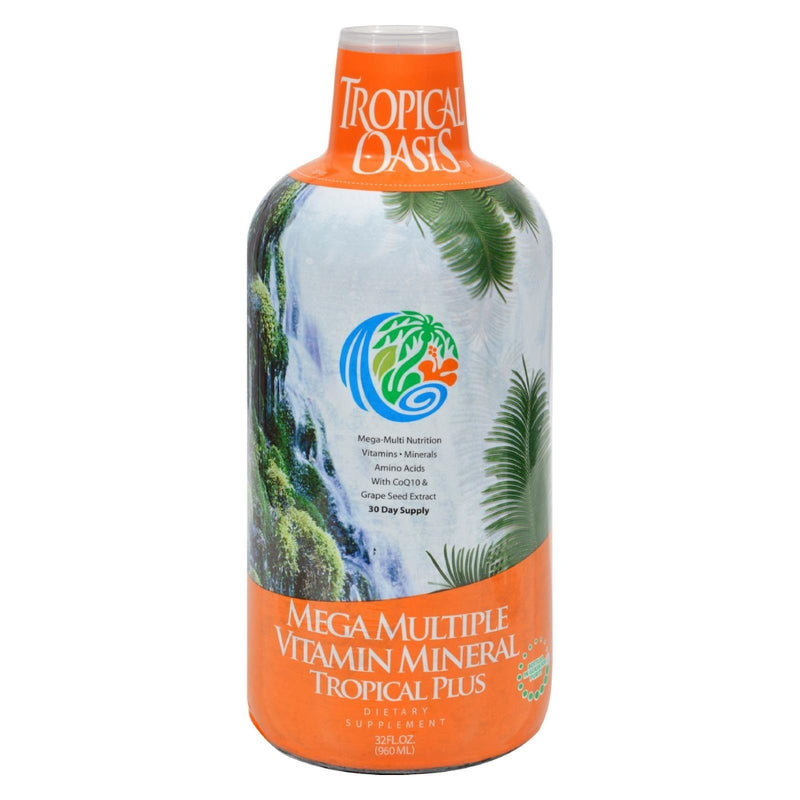 Tropical Oasis Tropical Plus Mega Multiple Vitamn Mineral - 32 Fl Oz - Orca Market