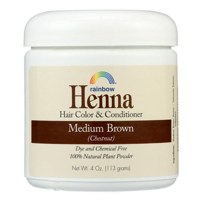 Rainbow Research Henna Hair Color And Conditioner Persian Medium Brown Chestnut - 4 Oz - Orca Market