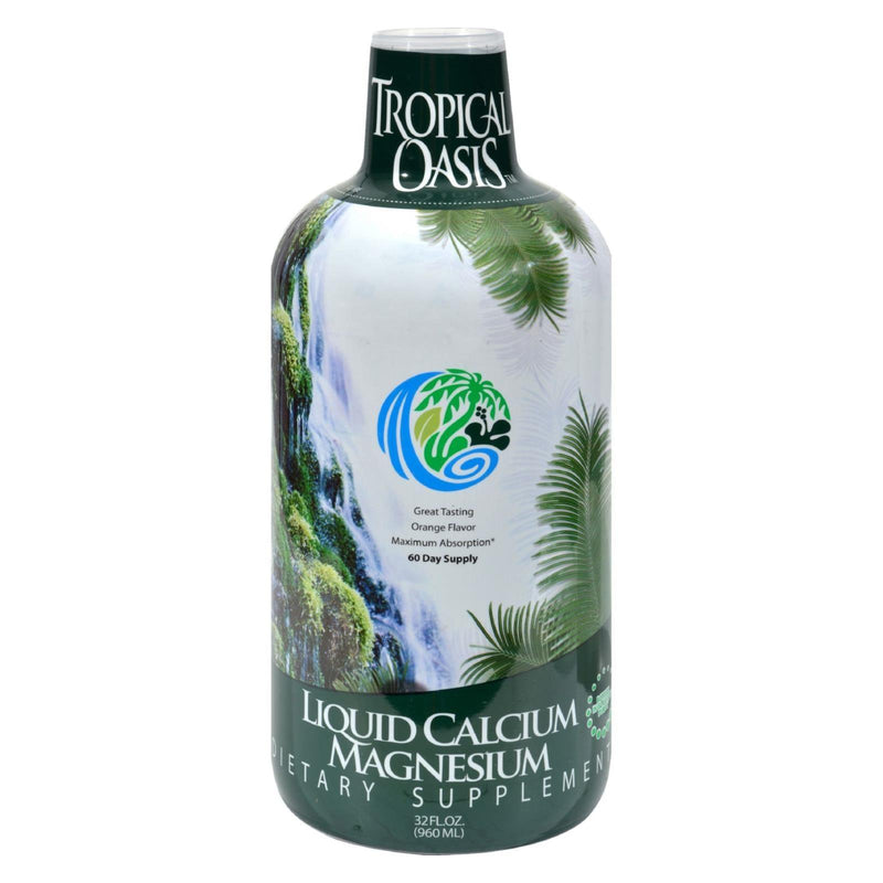 Tropical Oasis Liquid Calcium Magnesium Orange - 32 Fl Oz - Orca Market