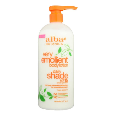 Alba Botanica - Very Emollient Natural Body Lotion Spf 15 - 32 Fl Oz - Orca Market