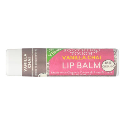 Soothing Touch Lip Balm - Vegan Vanilla Chai - Case Of 12 - .25 Oz - Orca Market