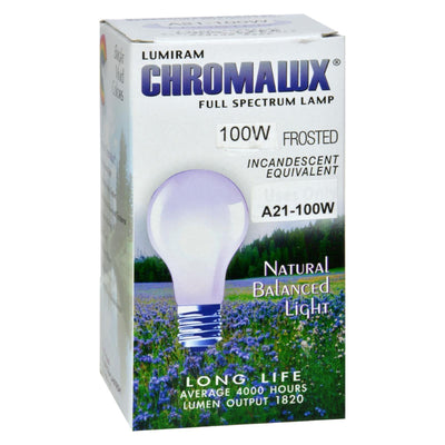 Chromalux Light Bulb Frosted-100w - 1 Bulb - Orca Market