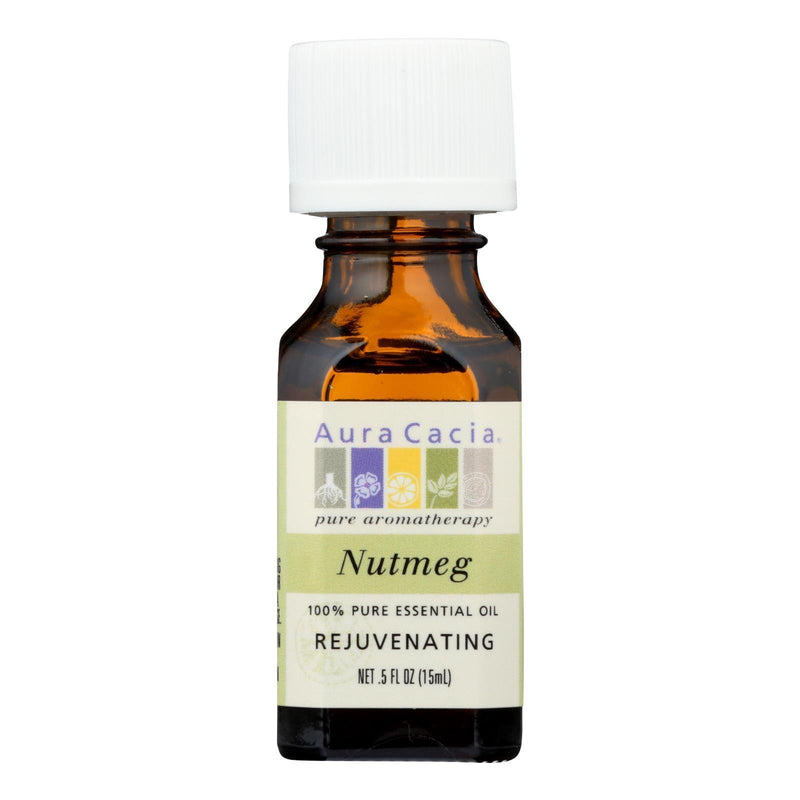 Aura Cacia - Pure Essential Oil Nutmeg - 0.5 Fl Oz - Orca Market