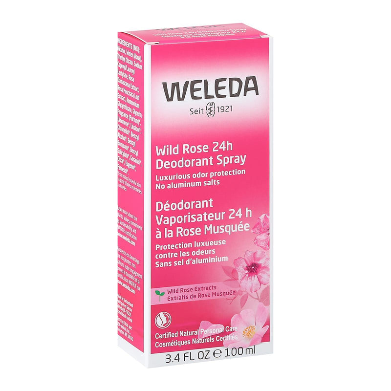 Weleda Deodorant Wild Rose - 3.4 Fl Oz - Orca Market