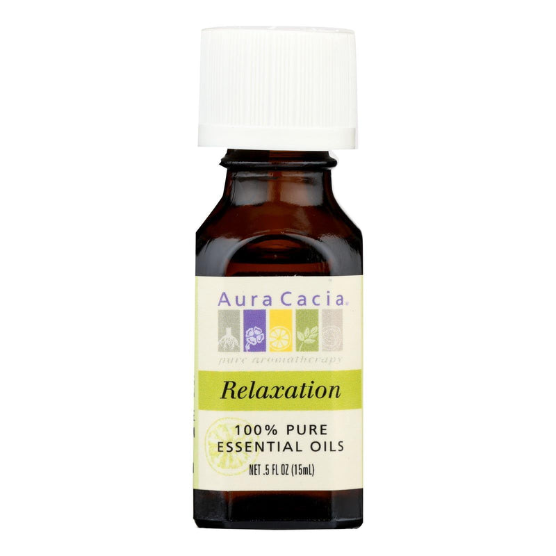 Aura Cacia - Relaxation Essential Oil Blend - 0.5 Fl Oz - Orca Market