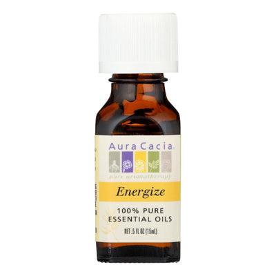 Aura Cacia - Pure Essential Oil Energize - 0.5 Fl Oz - Orca Market