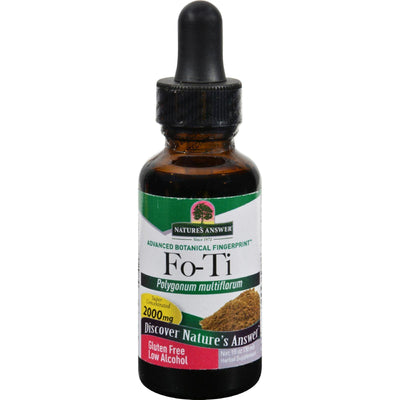 Nature's Answer - Fo-ti Cured Root - 1 Fl Oz - Orca Market