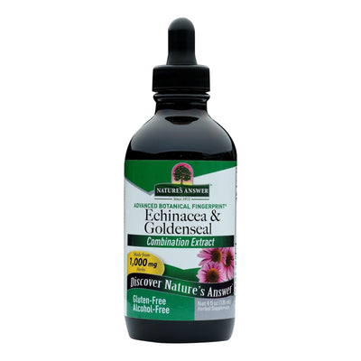 Nature's Answer - Echinacea And Goldenseal - 4 Fl Oz - Orca Market