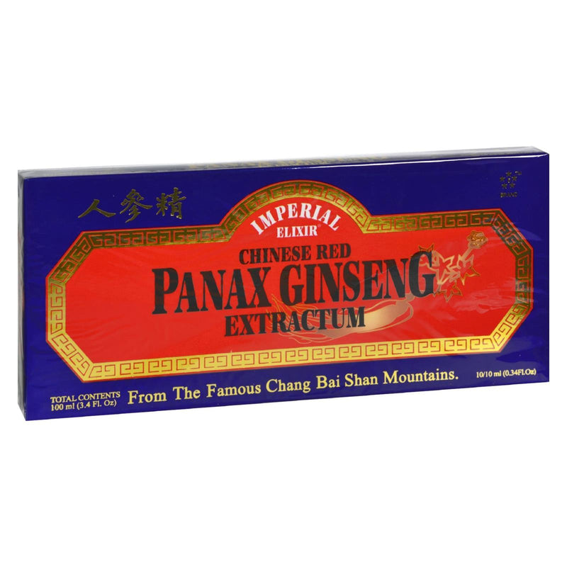 Imperial Elixir Chinese Red Panax Ginseng Extractum - 10 Bottles - 10 Ml Each - Orca Market