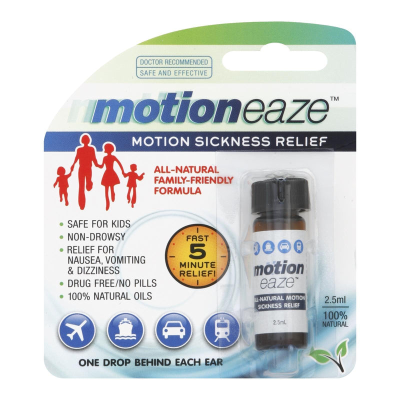 Motioneaze Motion Sickness Relief - Case Of 6 - 2.5 Ml - Orca Market