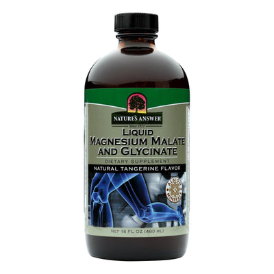 Nature's Answer - Magnesium Malate And Glycinate - Liquid - 16 Fl Oz - Orca Market