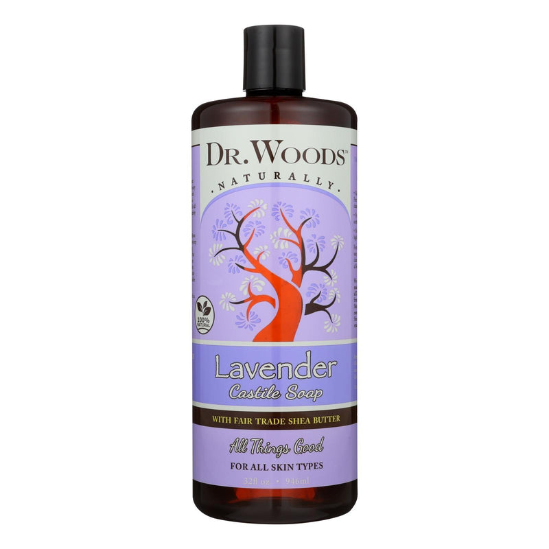 Dr. Woods Shea Vision Soothing Lavender Castile Soap - 32 Oz - Orca Market