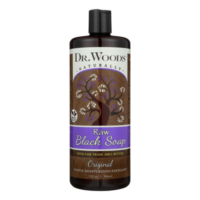 Dr. Woods Shea Vision Pure Black Soap With Organic Shea Butter - 32 Fl Oz - Orca Market