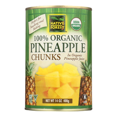 Native Forest Organic Chunks - Pineapple - Case Of 6 - 14 Oz. - Orca Market