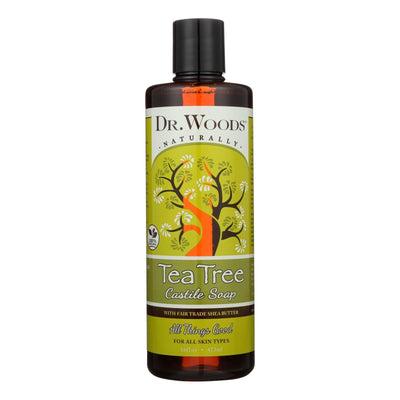 Dr. Woods Shea Vision Pure Castile Soap Tea Tree - 16 Fl Oz - Orca Market