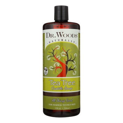 Dr. Woods Pure Castile Soap Tea Tree - 32 Fl Oz - Orca Market