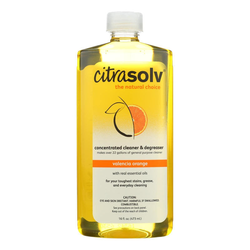 Citrasolv Natural Cleaner And Degreaser Concentrate - Valencia Orange - 16 Oz - Orca Market