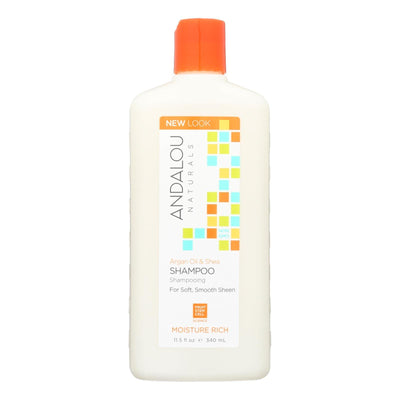 Andalou Naturals Moisture Rich Shampoo Argan And Sweet Orange - 11.5 Fl Oz - Orca Market