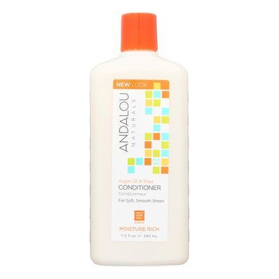 Andalou Naturals Moisture Rich Conditioner Argan And Sweet Orange - 11.5 Fl Oz - Orca Market