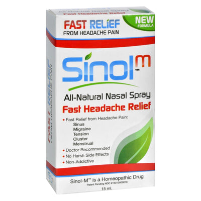 Sinol Headache Relief Nasal Spray - 15 Fl Oz - Orca Market