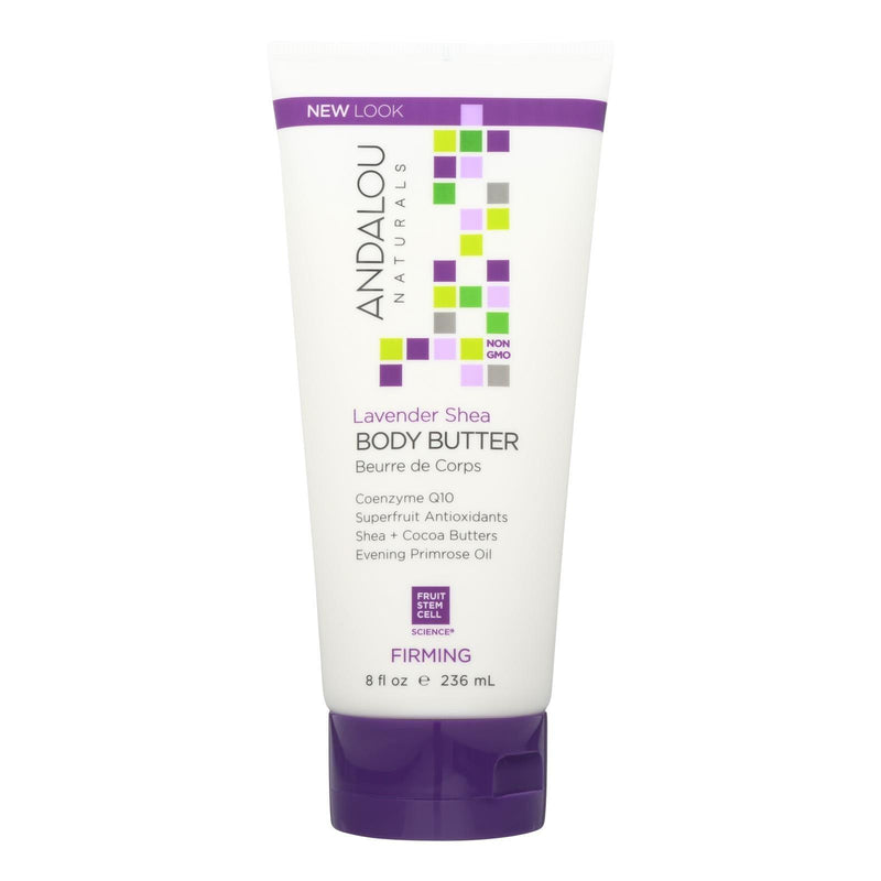 Andalou Naturals Firming Body Butter Lavender Shea - 8 Fl Oz - Orca Market